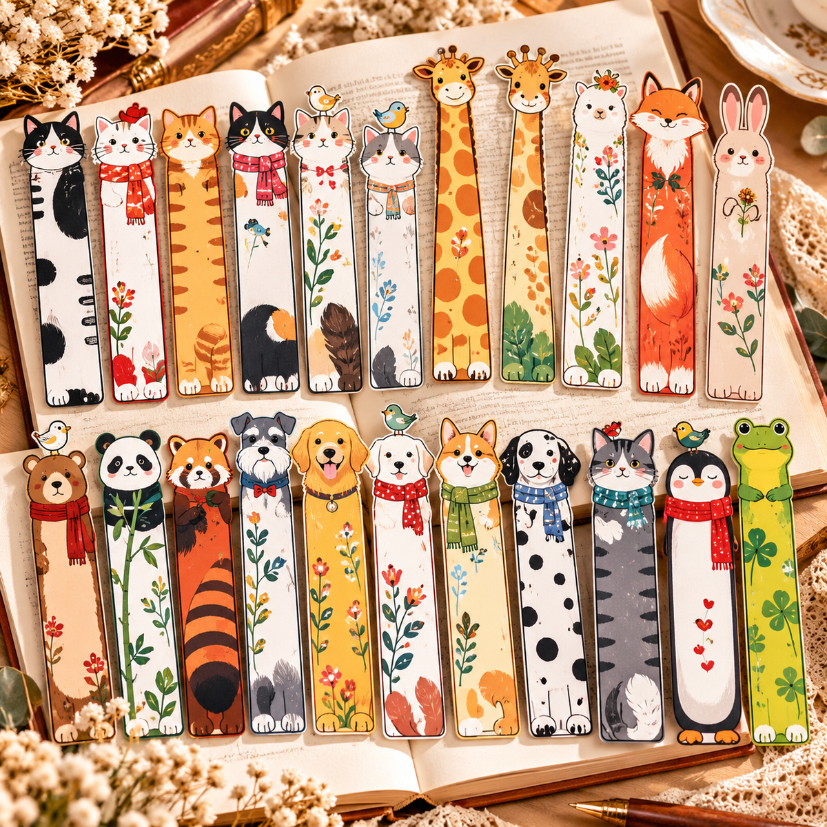 Animal Fun Bookmark Set